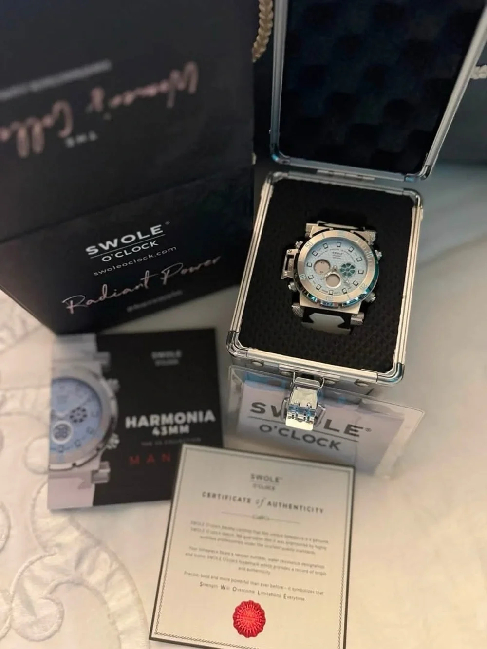 SWOLE O’CLOCK HARMONIA WOMENS WATCH